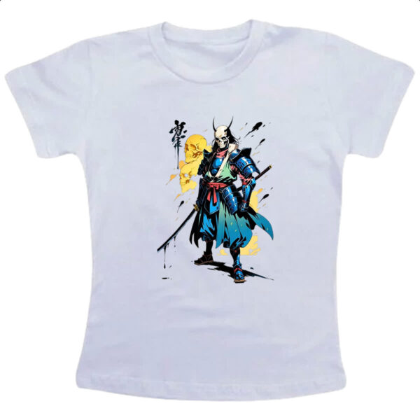 Camiseta Infanto Juvenil Samurai Morto Vivo