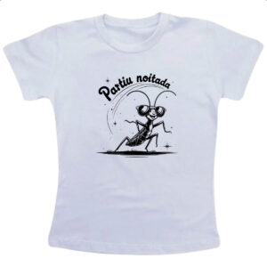 Camiseta Infanto Juvenil Partiu Noitada Grilo