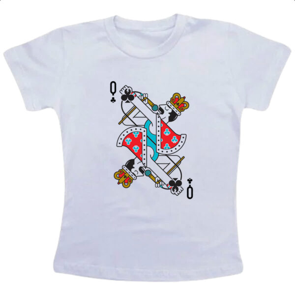 Camiseta Infanto Juvenil Baralho Rainha Freddy Mercury