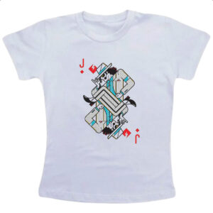 Camiseta Infanto Juvenil Baralho Valete Michael Jackson