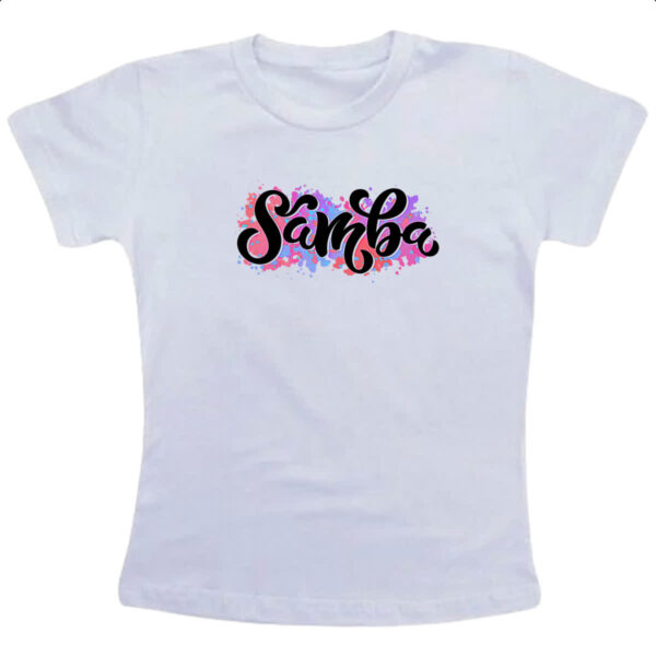 Camiseta Infanto Juvenil Samba Splash Arte