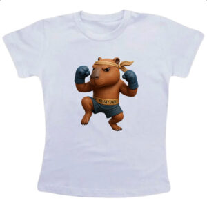Camiseta Infanto Juvenil Capivara Muay Thai