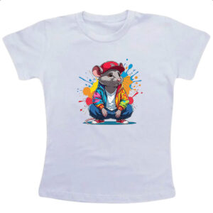 Camiseta Infanto Juvenil Camundongo Arte Graffit