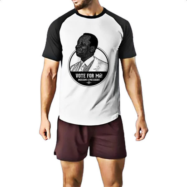 Camiseta Raglan Vote no Me Mussum Meme - Imagem 2