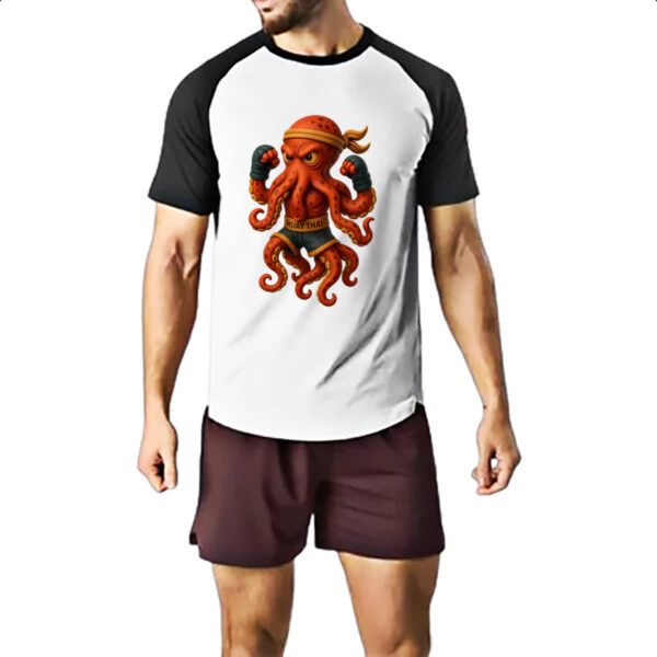 Camiseta Raglan Octopus Muay Thai - Imagem 2