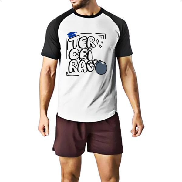 Camiseta Raglan Terceirao Bomba - Imagem 2