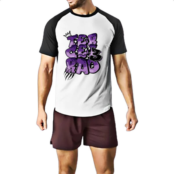 Camiseta Raglan Terceirao Escrita rei - Imagem 2