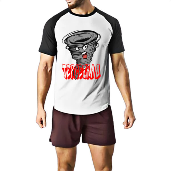 Camiseta Raglan Terceirao Furacao - Imagem 2
