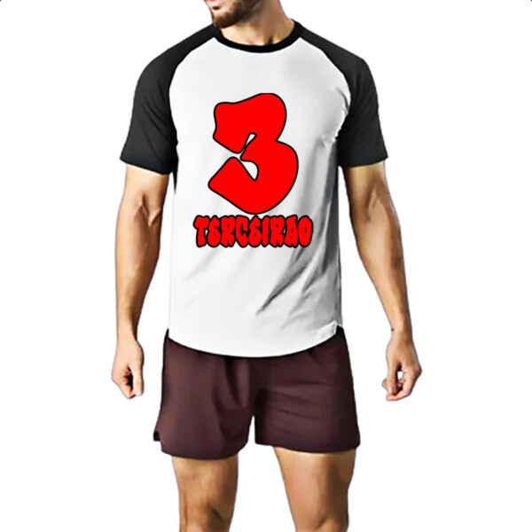 Camiseta Raglan Terceirao Grafite art - Imagem 2