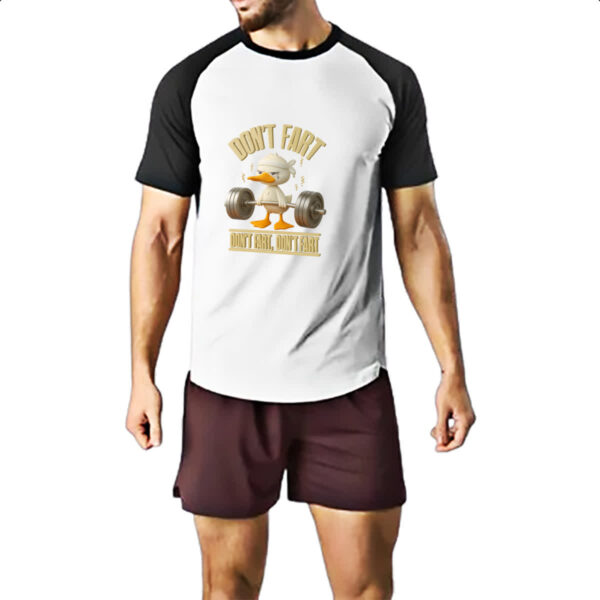 Camiseta Raglan Pato Dont Fart - Imagem 2