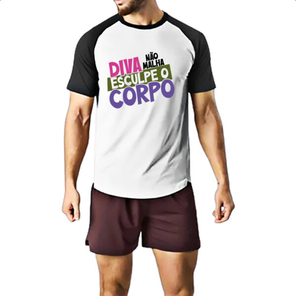 Camiseta Raglan Diva nao malha - Imagem 2