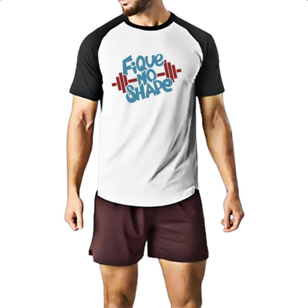 Camiseta Raglan Fique no Shape - Imagem 2