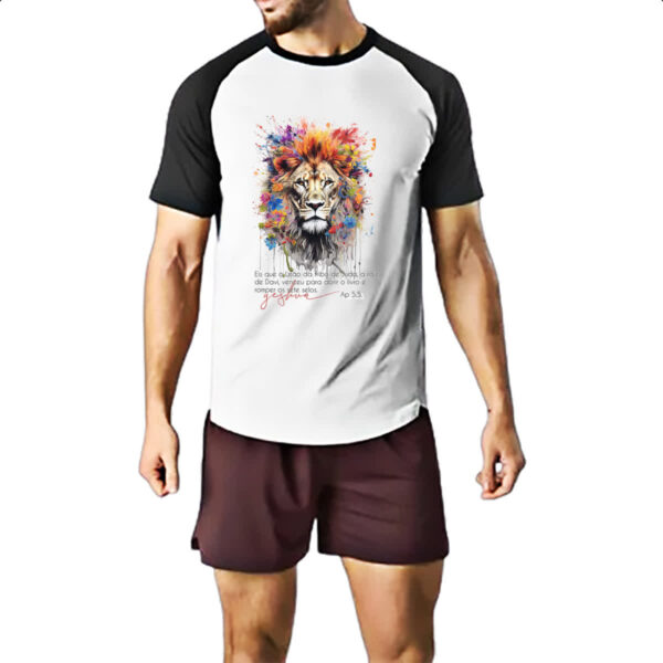 Camiseta Raglan Yeshua Apocalipse 5-5 - Imagem 2
