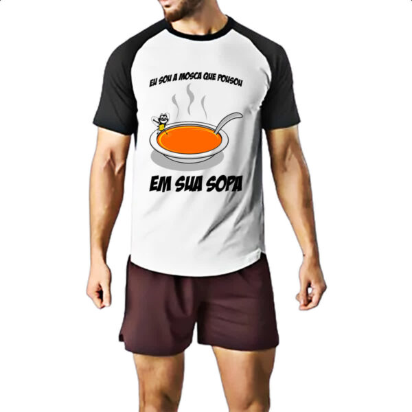 Camiseta Raglan Mosca na Sopa - Imagem 2