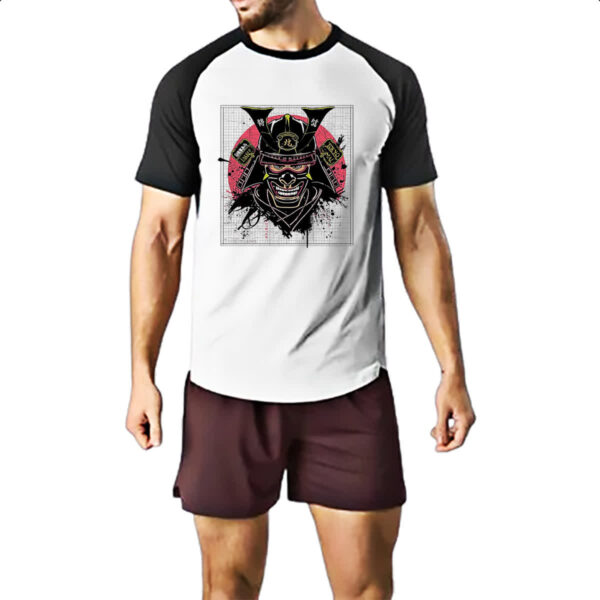 Camiseta Raglan Samurai Street Art - Imagem 2