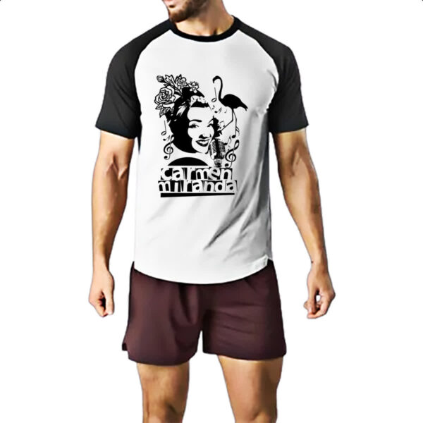 Camiseta Raglan Carmen Miranda PB Arte - Imagem 2