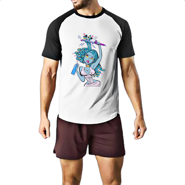 Camiseta Raglan Medusa fazendo Chapinha - Imagem 2
