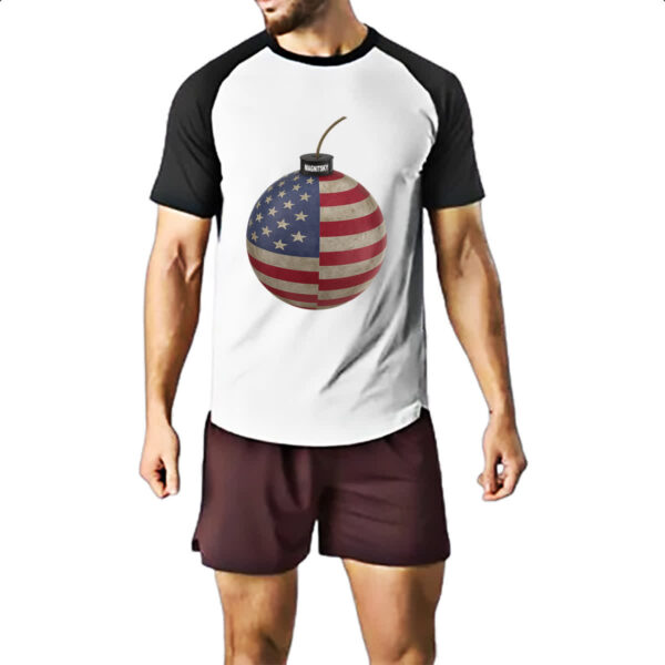 Camiseta Raglan Meme Bomba EUA Magnitsky - Imagem 2