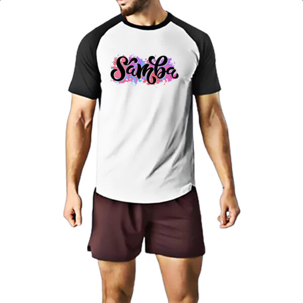 Camiseta Raglan Samba Splash Arte - Imagem 2