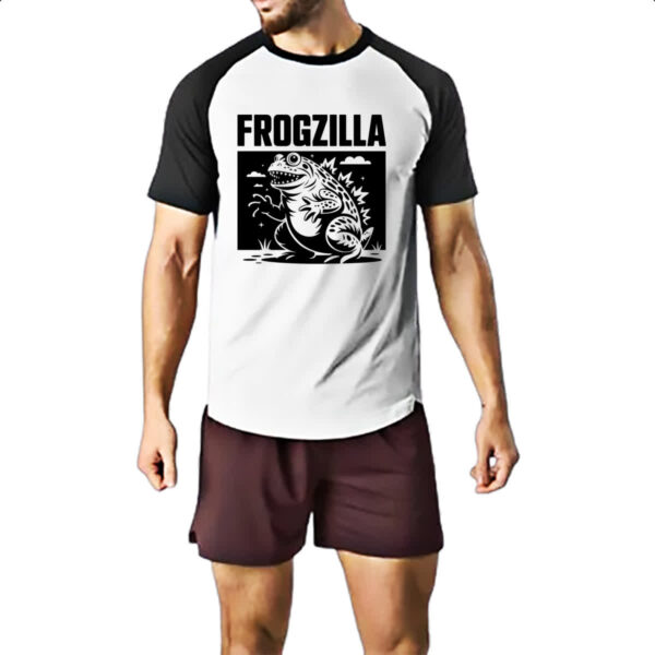 Camiseta Raglan Frogzilla - Imagem 2