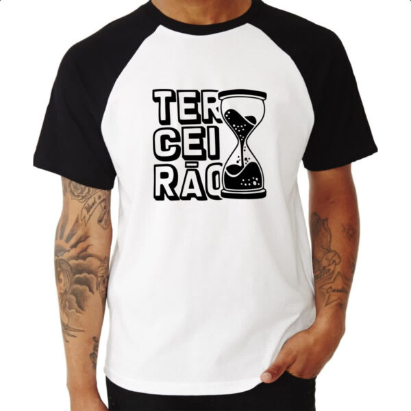 Camiseta Raglan Terceirao Ampulheta - Imagem 3