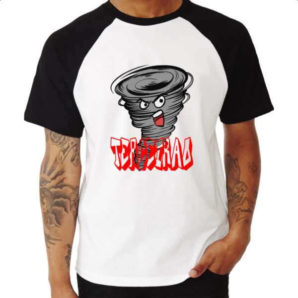 Camiseta Raglan Terceirao Furacao - Imagem 3