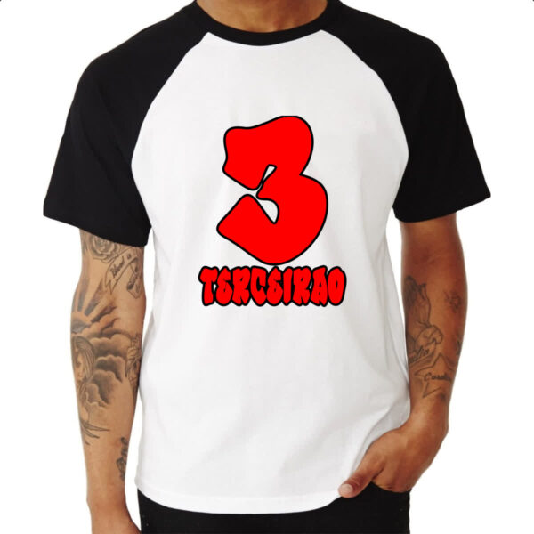 Camiseta Raglan Terceirao Grafite art - Imagem 3