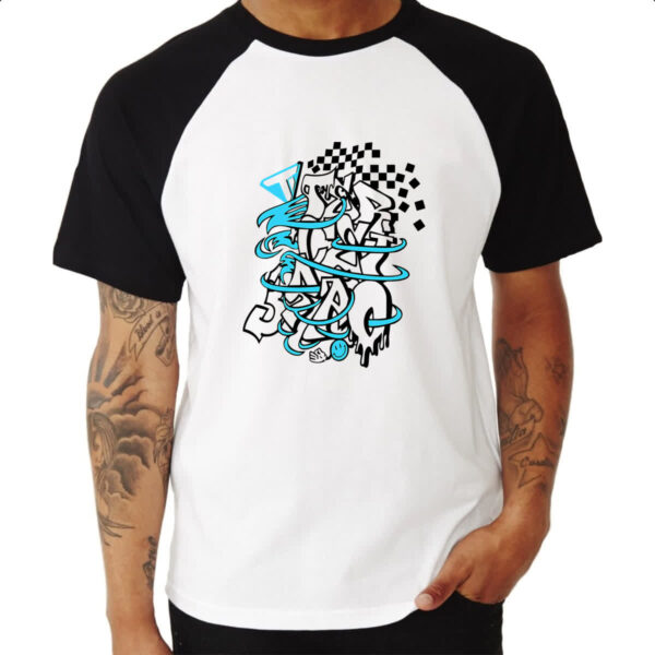 Camiseta Raglan Terceirao Grid - Imagem 3