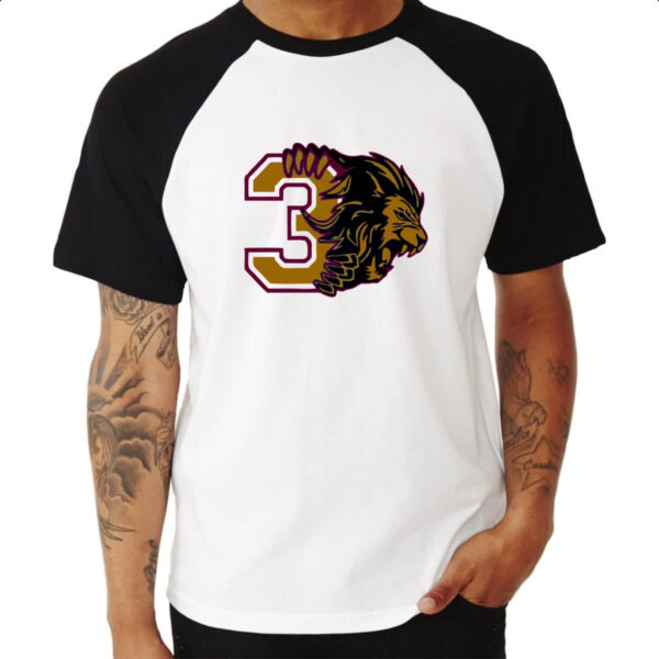 Camiseta Raglan Terceirao Leao - Imagem 3