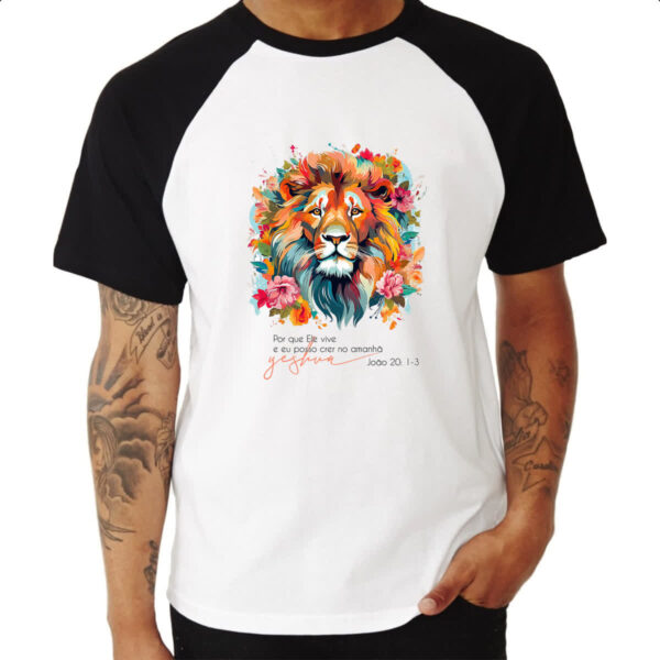 Camiseta Raglan Yeshua Joao 20-1-3 - Imagem 3
