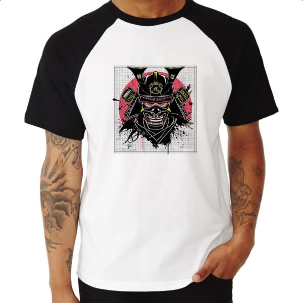Camiseta Raglan Samurai Street Art - Imagem 3