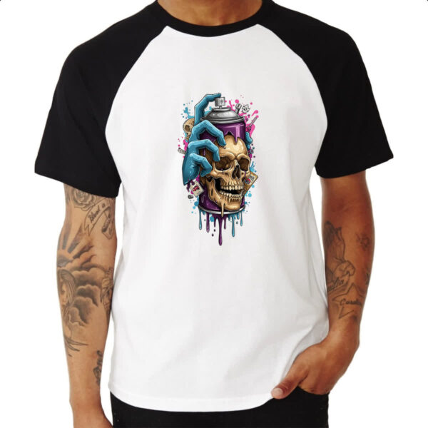 Camiseta Raglan Aerosol da Morte - Imagem 3
