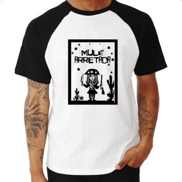 Camiseta Raglan Nordeste Mule Arretada - Imagem 3