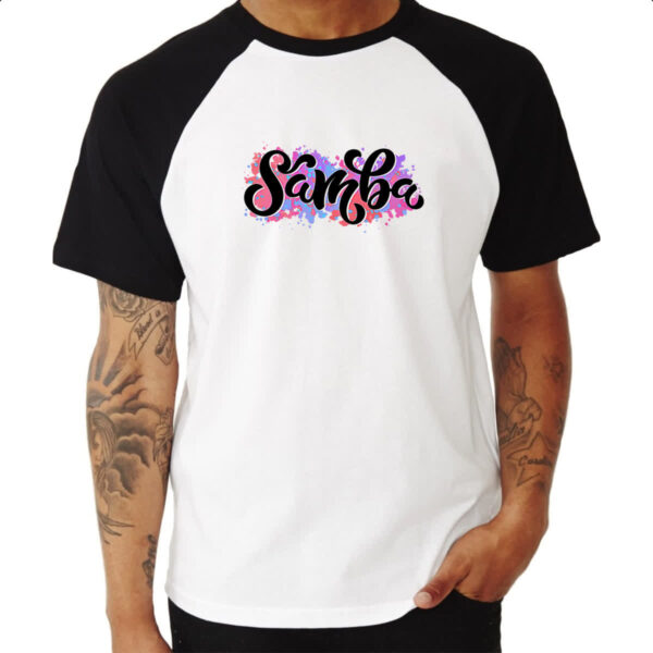 Camiseta Raglan Samba Splash Arte - Imagem 3