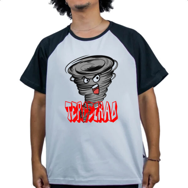 Camiseta Raglan Terceirao Furacao - Imagem 4