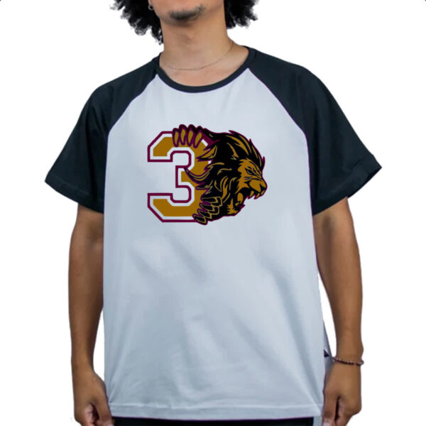 Camiseta Raglan Terceirao Leao - Imagem 4