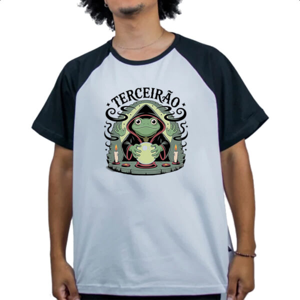 Camiseta Raglan Terceirao Sapo Mago - Imagem 4