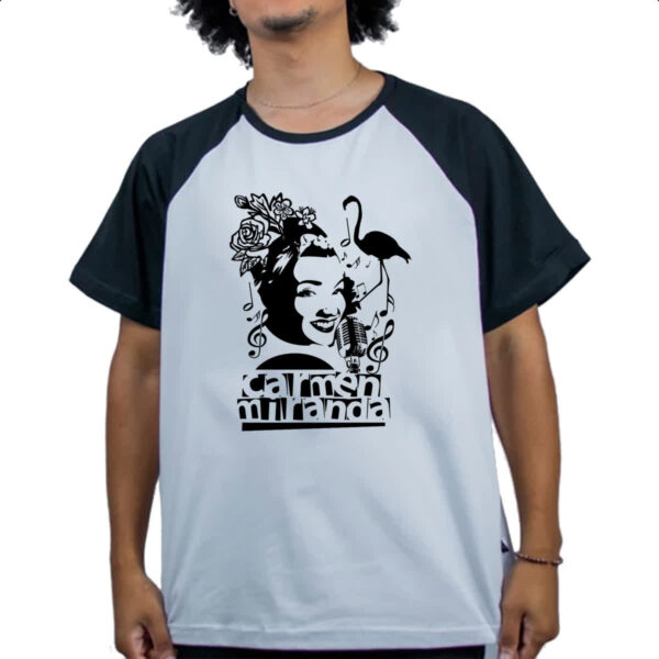 Camiseta Raglan Carmen Miranda PB Arte - Imagem 4