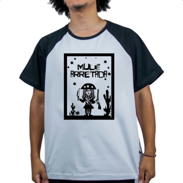 Camiseta Raglan Nordeste Mule Arretada - Imagem 4