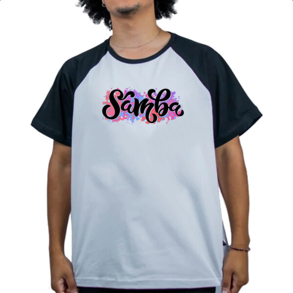 Camiseta Raglan Samba Splash Arte - Imagem 4