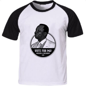 Camiseta Raglan Vote no Me Mussum Meme