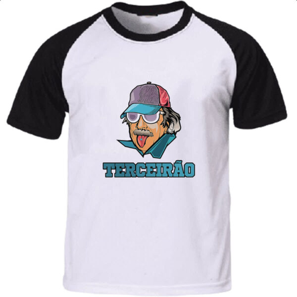 Camiseta Raglan Terceirao Albert Einstein