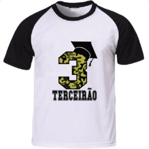 Camiseta Raglan Terceirao Camuflagem 3 com capelo