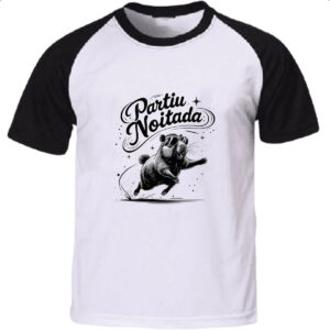 Camiseta Raglan Partiu Noitada Capivara