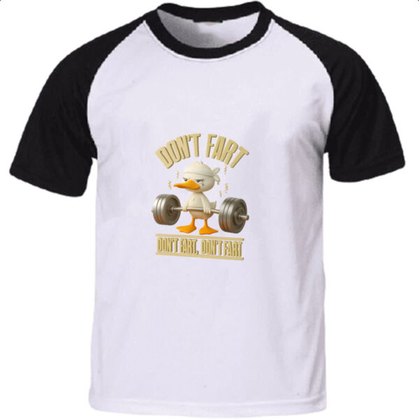 Camiseta Raglan Pato Dont Fart