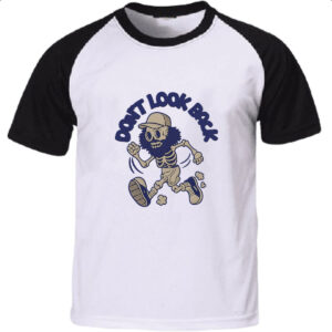 Camiseta Raglan Nao olhe pra tras