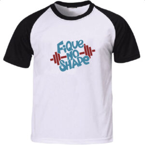 Camiseta Raglan Fique no Shape