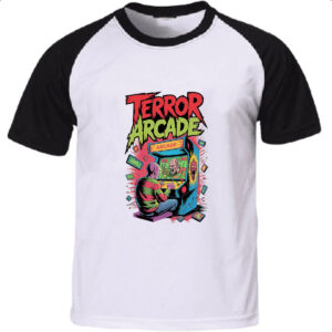 Camiseta Raglan Terror Arcade