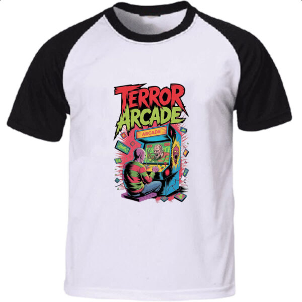 Camiseta Raglan Terror Arcade
