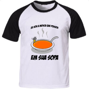 Camiseta Raglan Mosca na Sopa